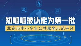 喜讯 知呱呱被认定为第一批北京市中小企业公共服务示范平台