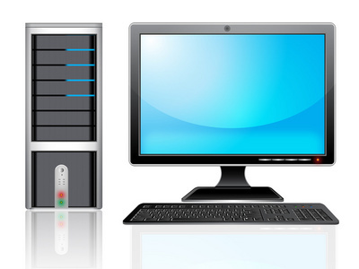 计算机升级,系统更新,软件安装,维修服务,它支持线图标